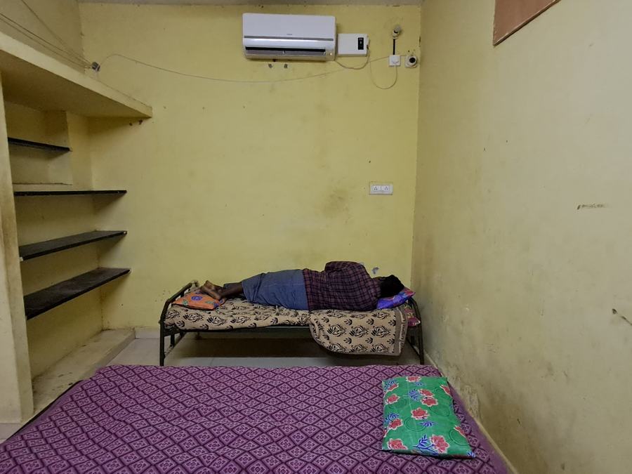 A residential room at the Dunamis de-addiction centre, Madurai